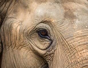 Fototapeta premium Close-up elephant eye (3)