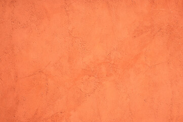 Textured Orange Plaster Wall Background
