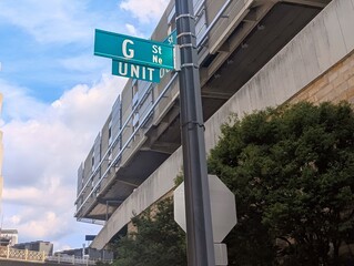 G Street street sign in Washington, DC