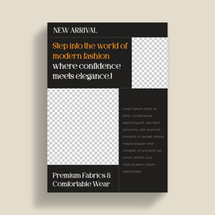 fashion style flyer template