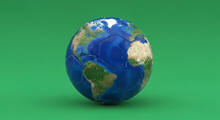 Fototapeta premium Global Soccer Ball