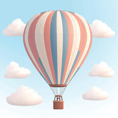Fototapeta premium a hot air balloon
