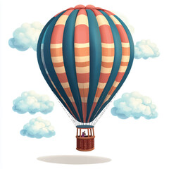 Obraz premium a hot air balloon