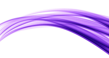 Smooth Curved Flow of Purple Ribbon Stream