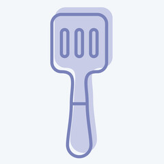 Fototapeta premium Icon Spatula. related to Kitchen Utensils symbol. two tone style. design editable