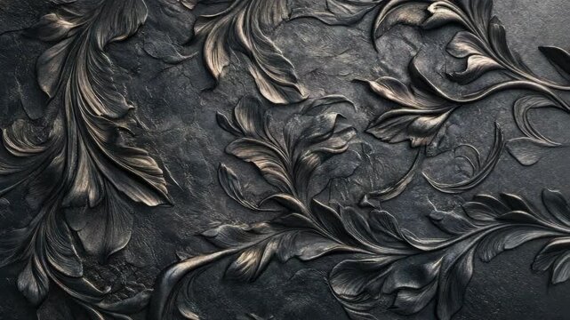 Hand-crafted seashell design on a textured background. Artistic and coastal theme.