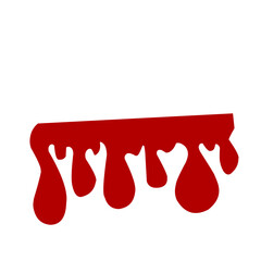 Dripping blood