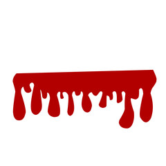 Dripping blood