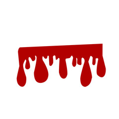 Dripping blood
