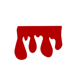 Dripping blood