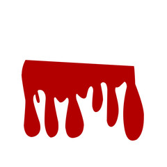 Dripping blood