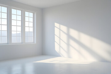 empty white room