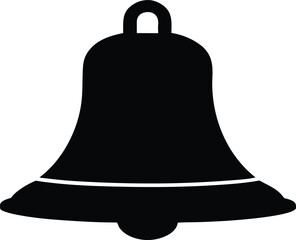 Liberty Bell Silhouette Vector Icon Design Elements for Clipart