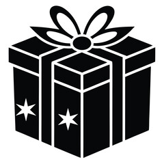 christmas gift box vector icon