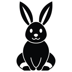 easter bunny vector icon