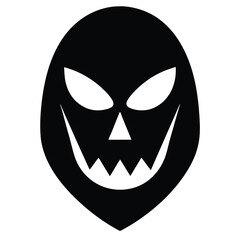 halloween mask vector icon