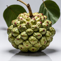 Obraz premium Exotic Fruit Delight Custard Apple's Unique Appearance 