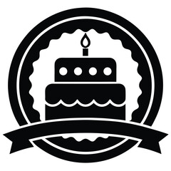 mother s day cake vector icon