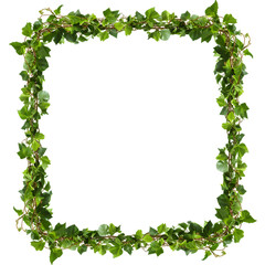 Lush Green Ivy Frame: Perfect for Invitations & Designs