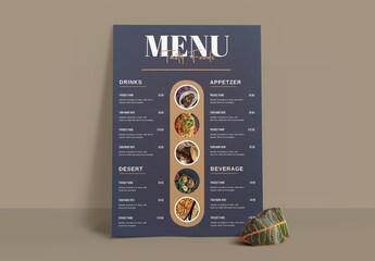 Restaurant Menu Design Template