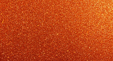 A rich and granular texture of countless small, shiny orange sparkles, ideal for a festive design element.

