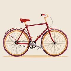 Fototapeta premium vintage bicycle vector
