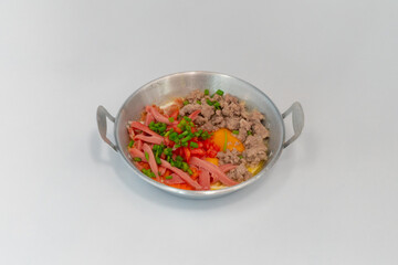 Pan - Fried Egg with Toppings