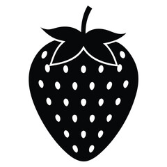strawberry vector icon