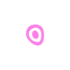 pink spiral doodle 