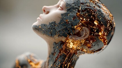 Naklejka premium Machine learning research exploring novel algorithms, architectures, and applications to advance artificial intelligence capabilities.