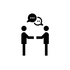 人物アイコン(二人の会話)