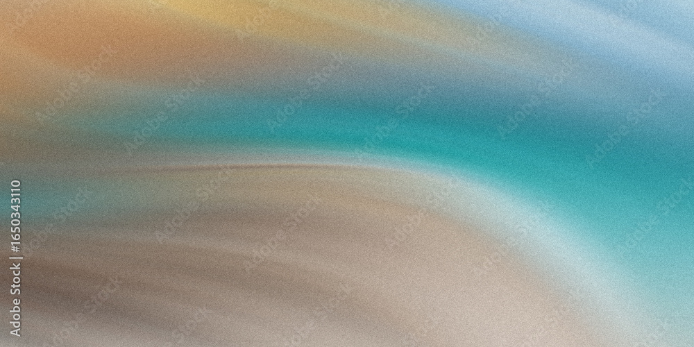 Wall mural a blurred abstract background showcases a swirling gradient of cool and warm tones, creating a sense