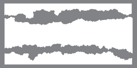 Obraz premium Set of paper rip texture background