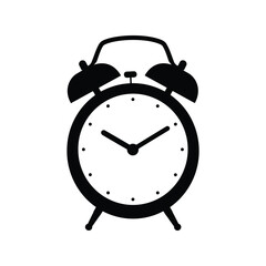 Vintage alarm clock illustration retro timekeeper classic wake up bell analog timepiece isolated graphic