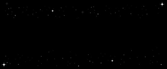 Vector perfect starry night sky background.