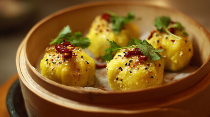 Salted Egg Yolk Paper Dumplings