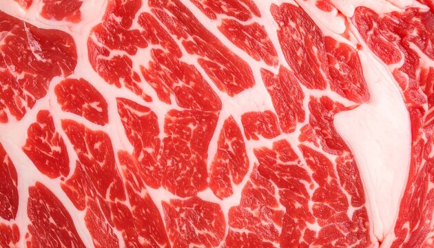 Close-up of raw beef texture