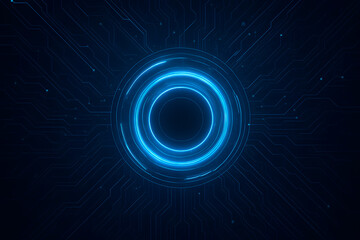 Abstract futuristic circuit board background with glowing blue technology lines,CPU with Light Glowing Neon Frame on Circuit Board,Digital Tech Bg,Artificial Intelligence Concept,AI quantum,Ai