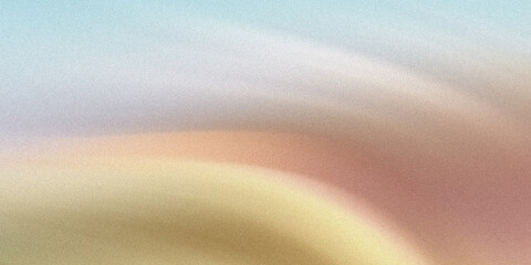 A soft pastel gradient background with a smooth, blurred texture creates a dreamy and artistic atmosphere