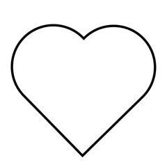 ハート　アイコン　シンプル