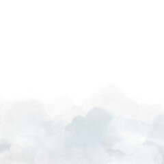Soft Watercolor Cloud Background for Design and Decoration