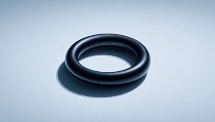 Dark, smooth ring on light background