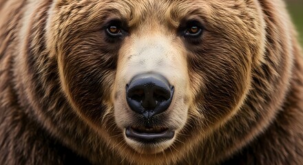 Obraz premium brown bear portrait