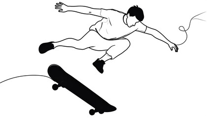 Skater mid-air