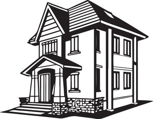 vector illustration of a house
