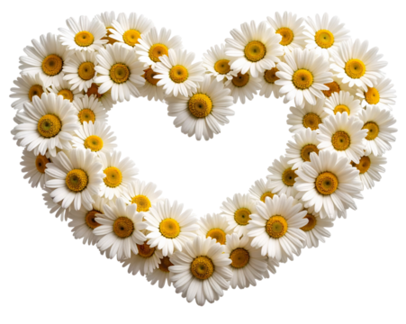 heart of daisies