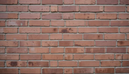 Fototapeta premium Close up of a weathered red brick wall texture background