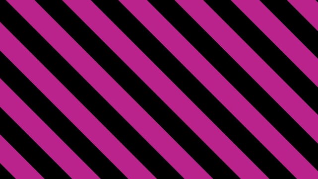 Black and Pink Diagonal Stripes Animated Pattern Loop. Diagonal Stripes Motion background