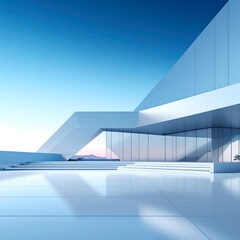 Fototapeta premium Modern architecture, exterior view