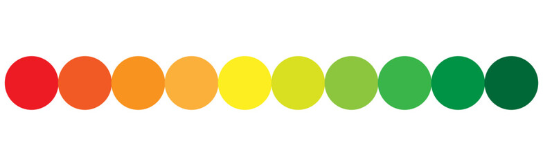 Rating scale set with poor to excellent indicator for customer feedback in stroke style. feedback or rating scale with round and square icon set. Red to green scale icon.